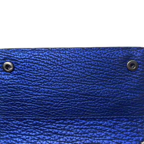 3.1 Phillip Lim Metallic Blue Leather Wallet (Hard-to-Find Color) - Picture 8 of 15